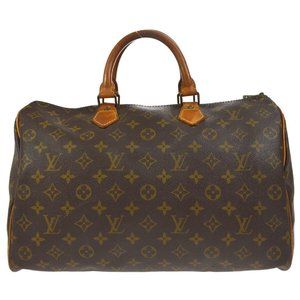 Auth Louis Vuitton Speedy 35 Hand Bag #13168L22